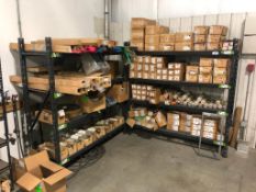 Lot of (2) Sections of Parts Racking