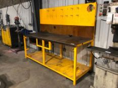 8' X 36" Shop-Built Steel Work Bench