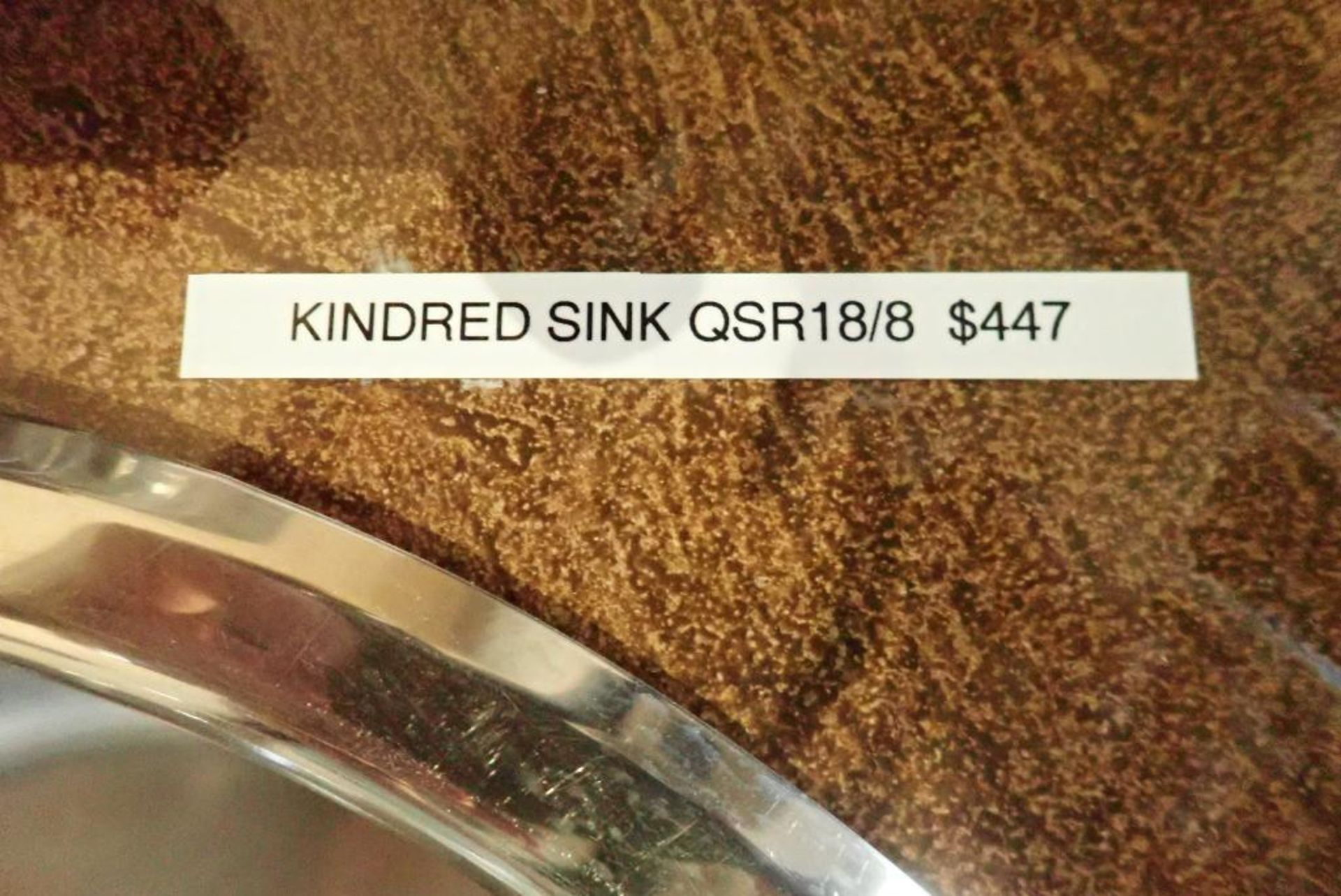 Kindred QSR18/8 Round Kitchen Sink. - Image 2 of 2
