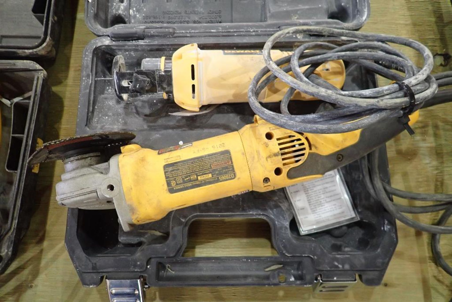 Lot of DeWalt Electric Angle Grinder and Cut-Out Tool.