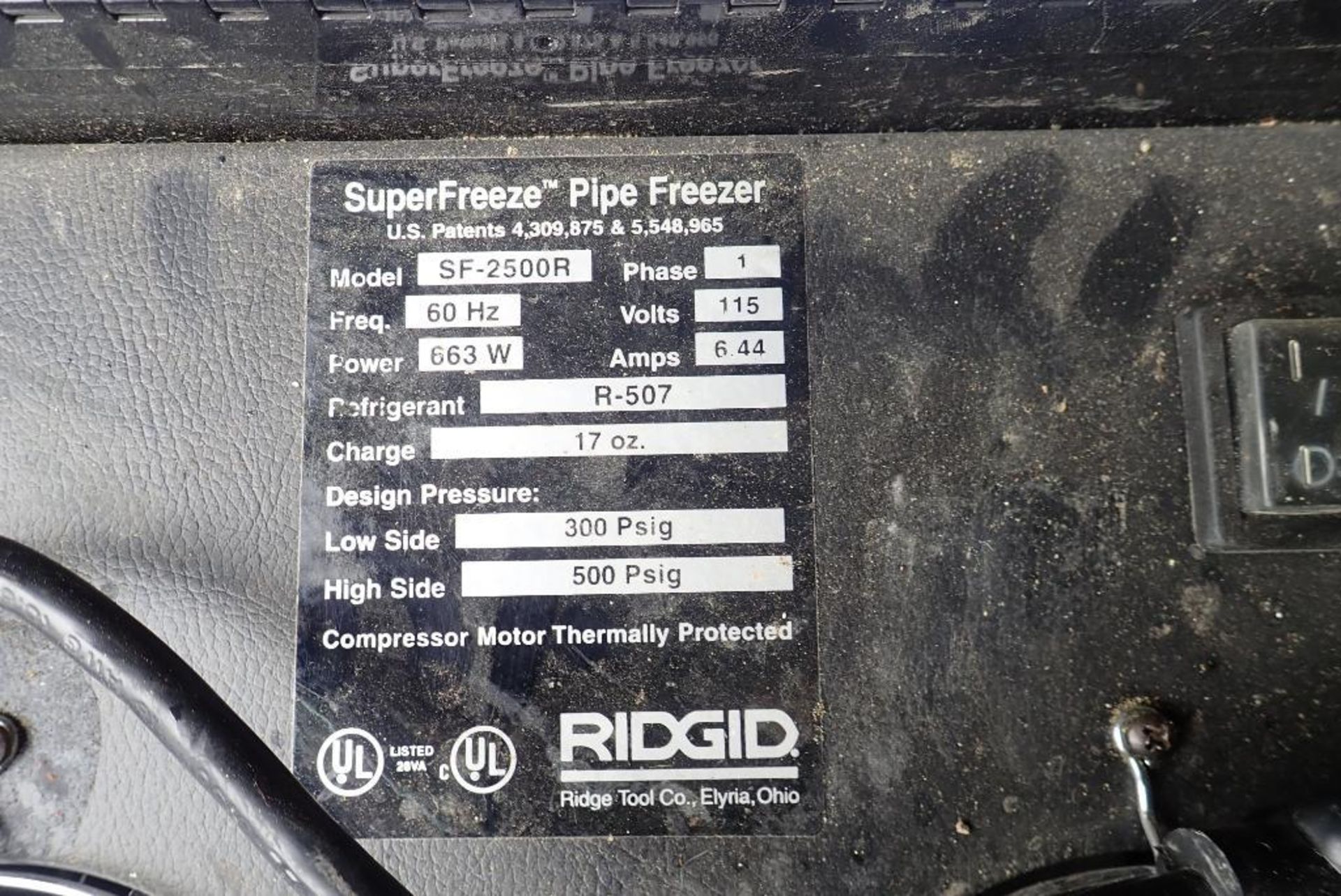 Ridgid Super Freeze SF-2500 Pipe Freezing Unit. - Image 2 of 2