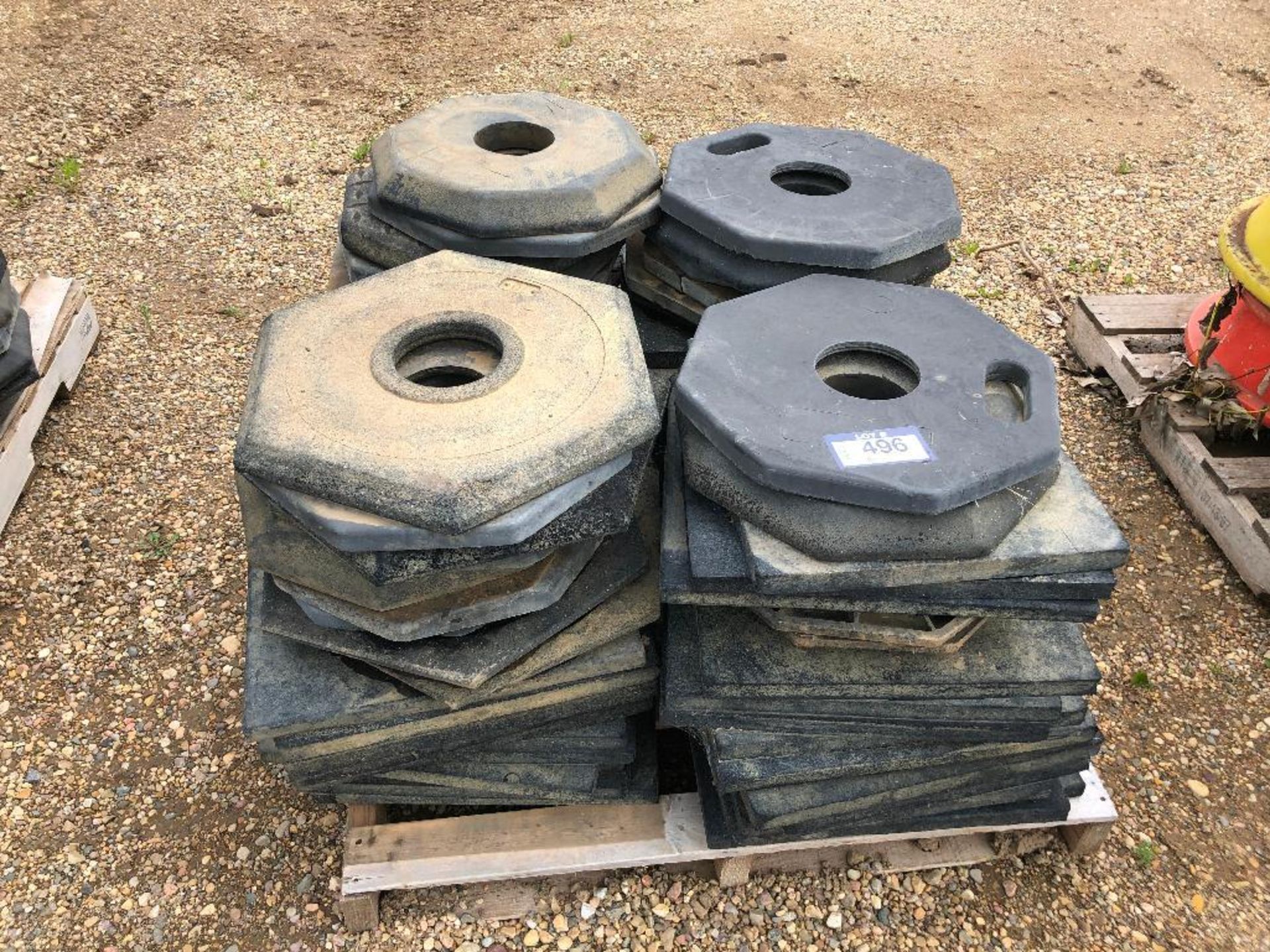 Pallet of Asst. Delineator Bases