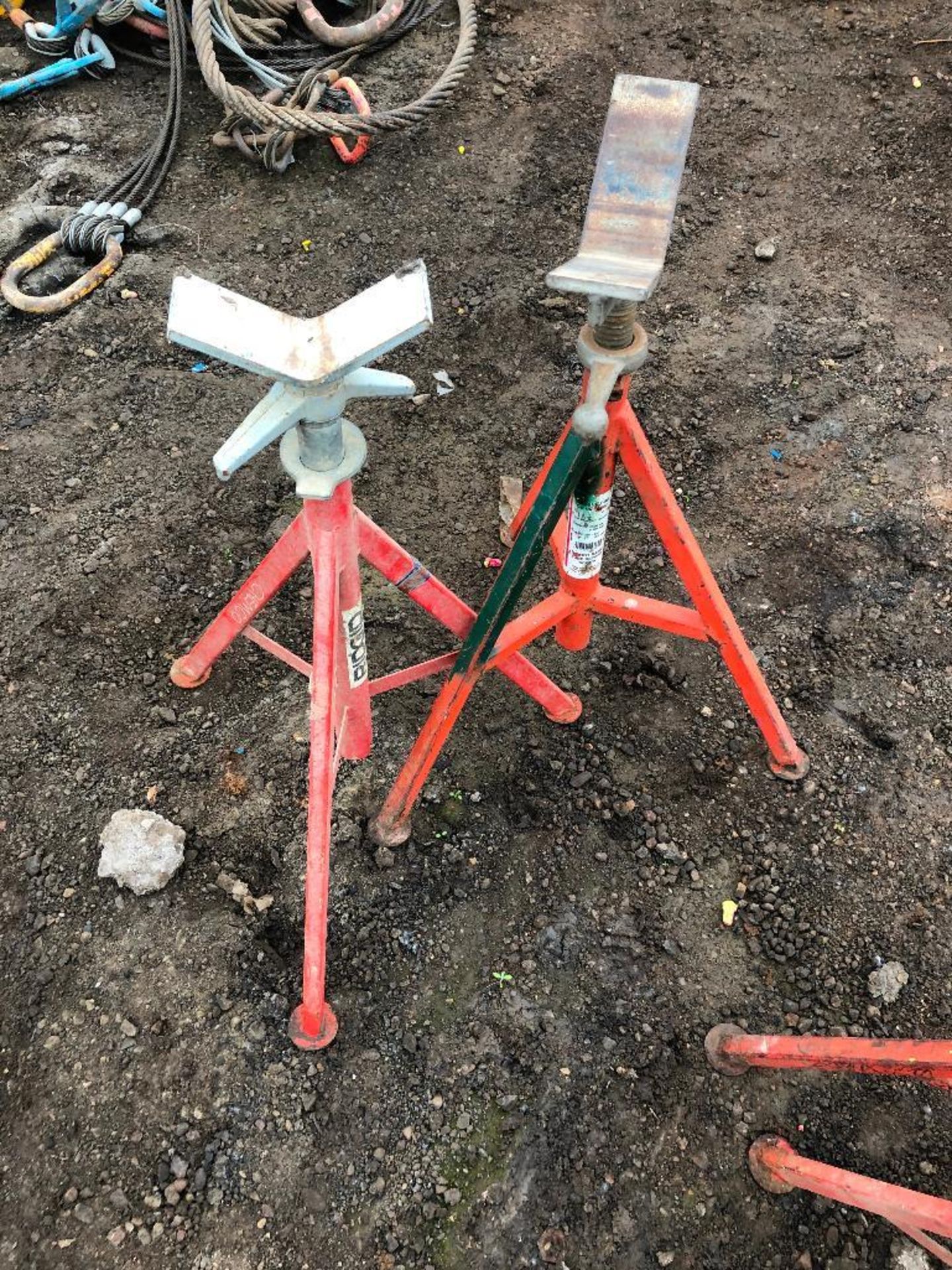Lot of (7) Asst. Pipe Stands - Image 4 of 4