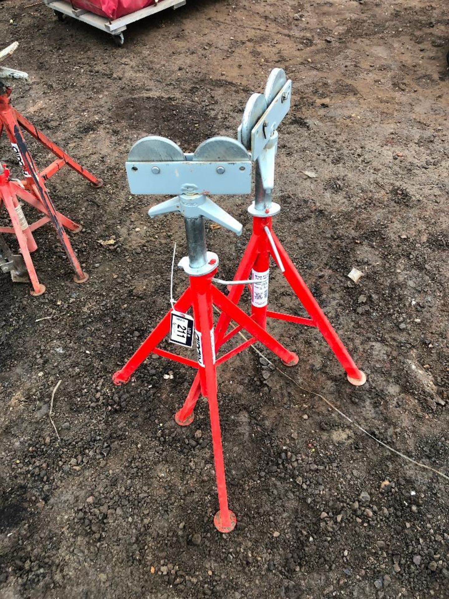Lot of (7) Asst. Pipe Stands