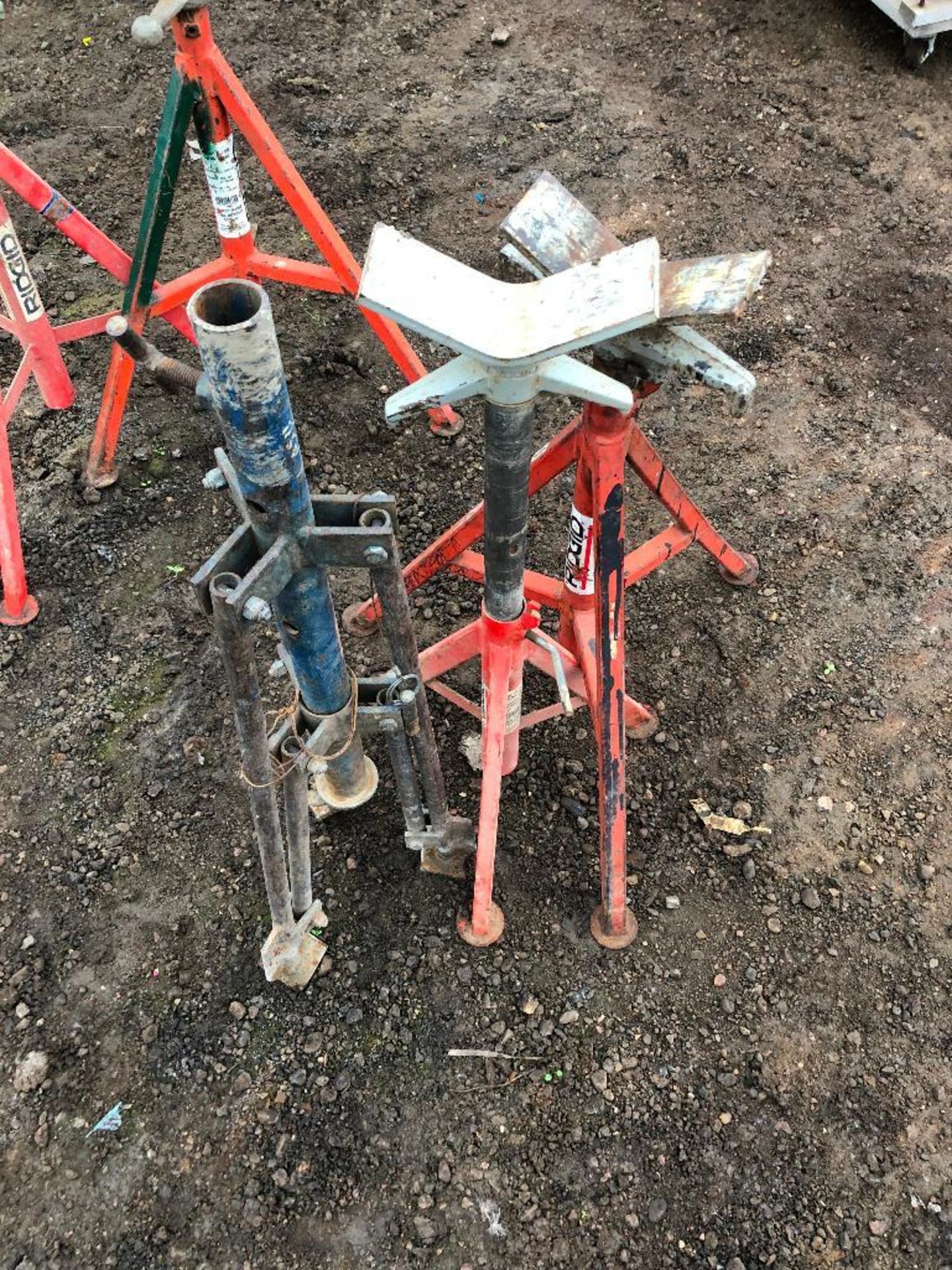 Lot of (7) Asst. Pipe Stands - Image 3 of 4