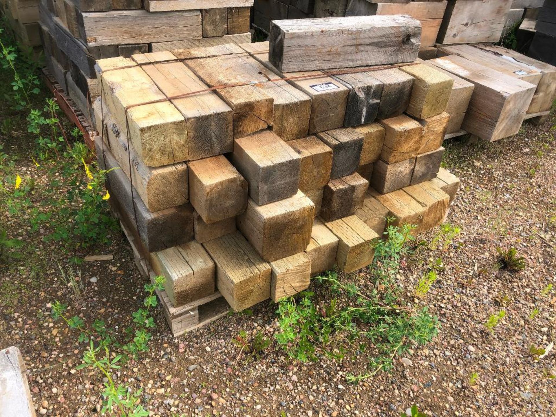 Lot of (9) Pallets of Asst. 6 X 6 Blocking - Image 5 of 5