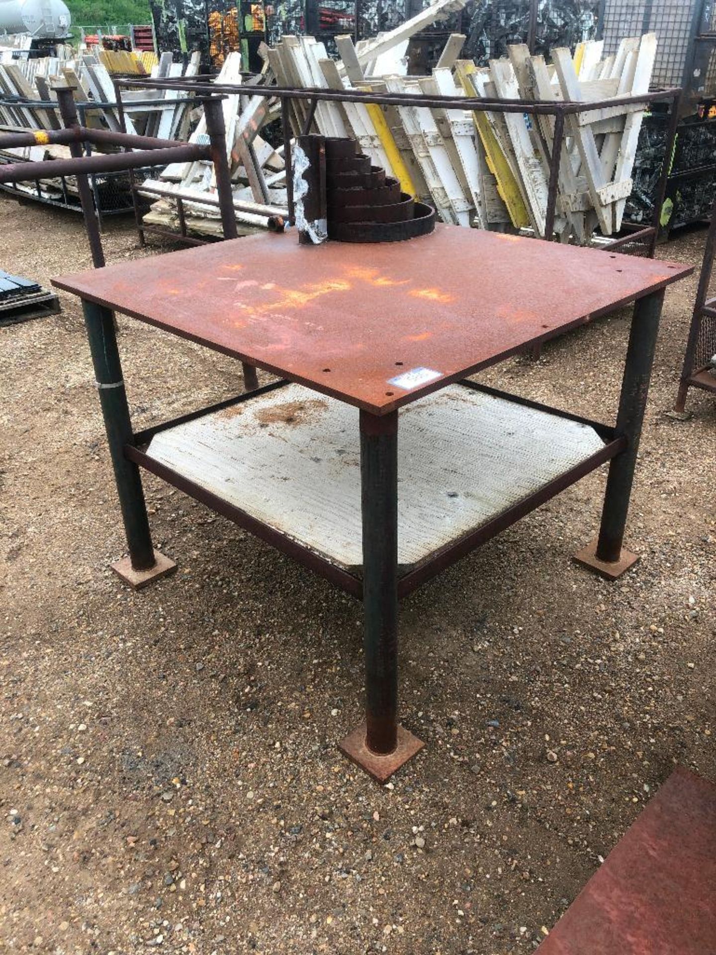 48" X 48" Steel Welding Table