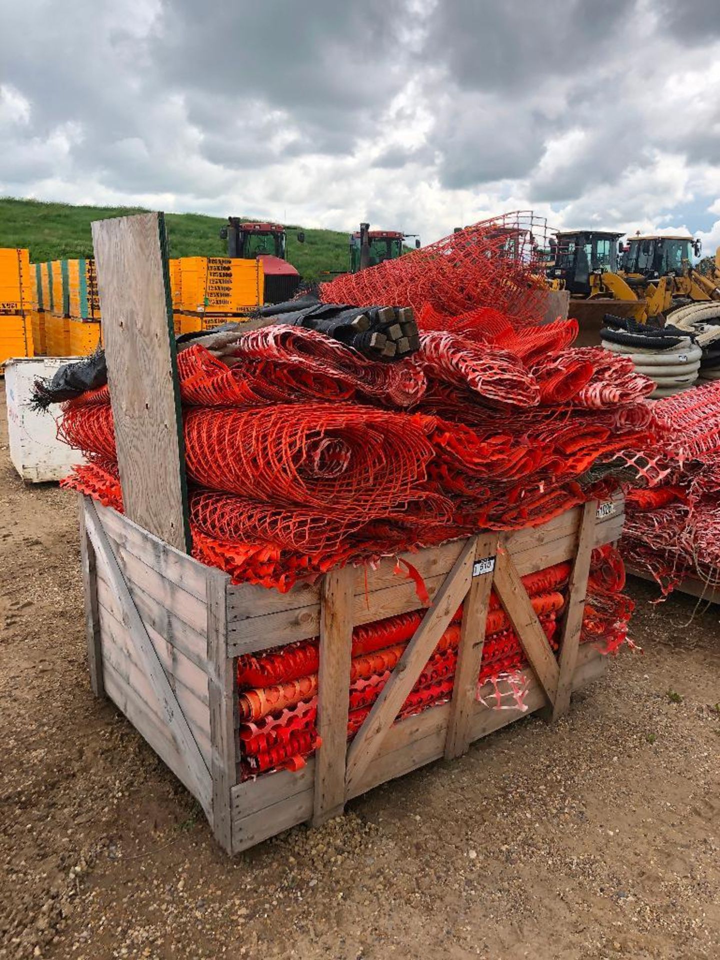 Crate of Asst. Snow Fencing