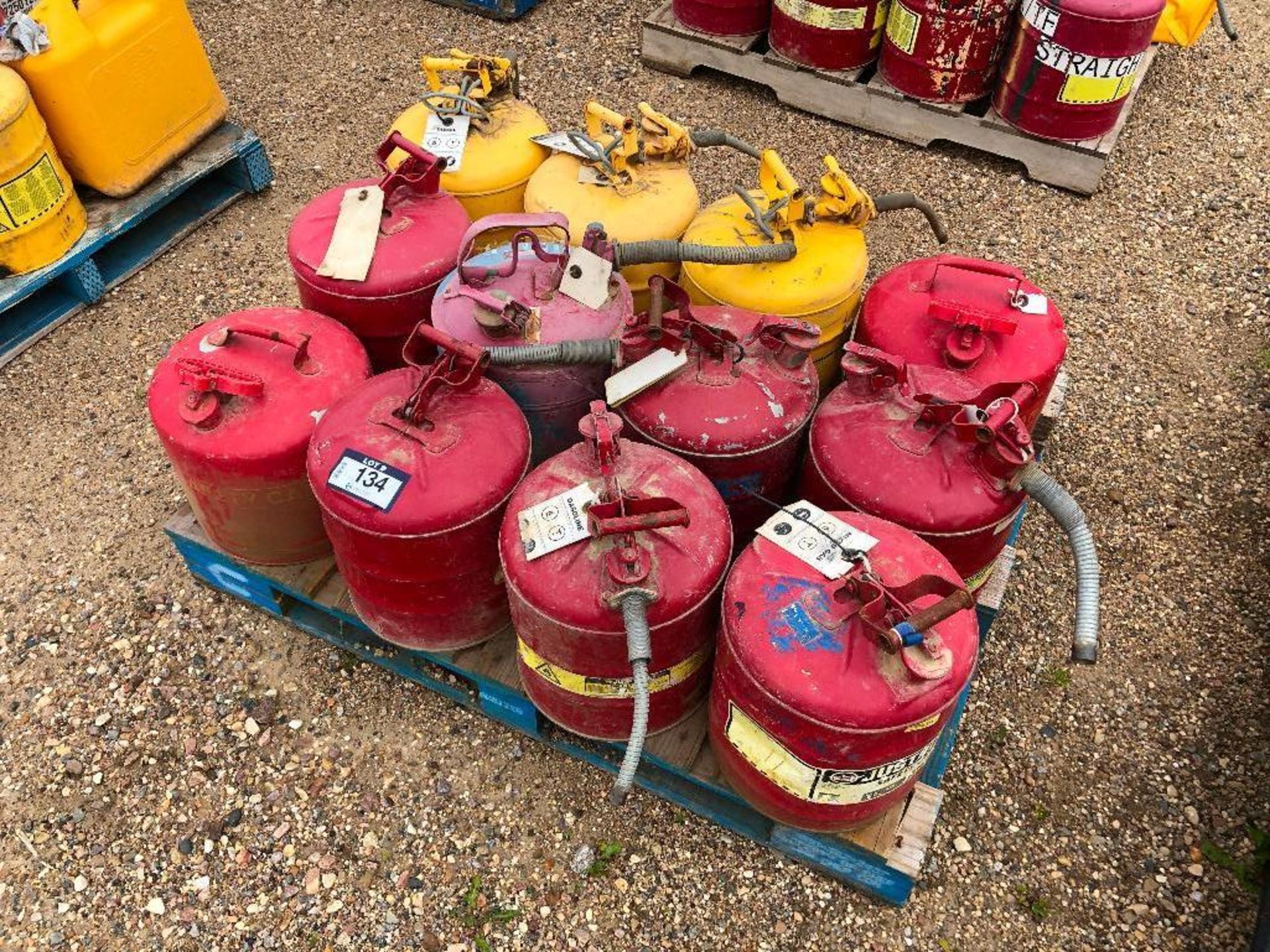 Pallet of (12) Asst. Fuel Cans - Image 2 of 3