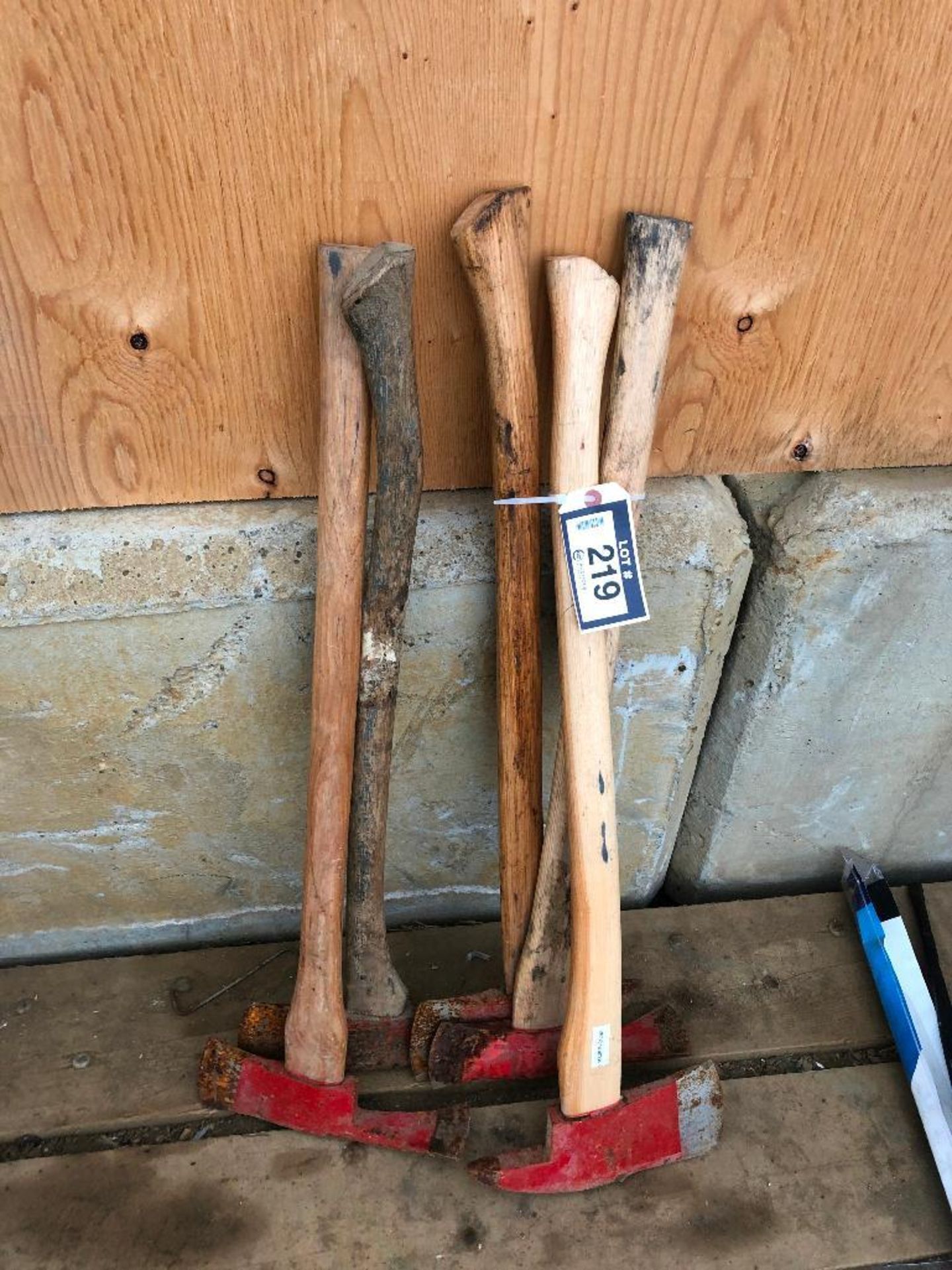 Lot of (5) Asst. Fireman's Axes