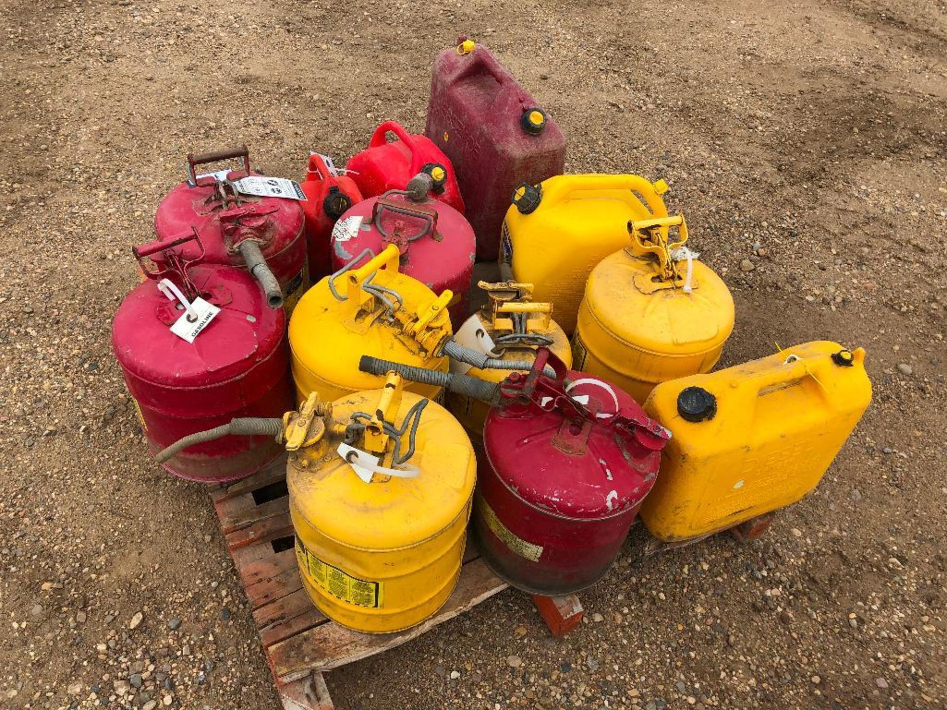 Pallet of (12) Asst. Fuel Cans - Image 2 of 3