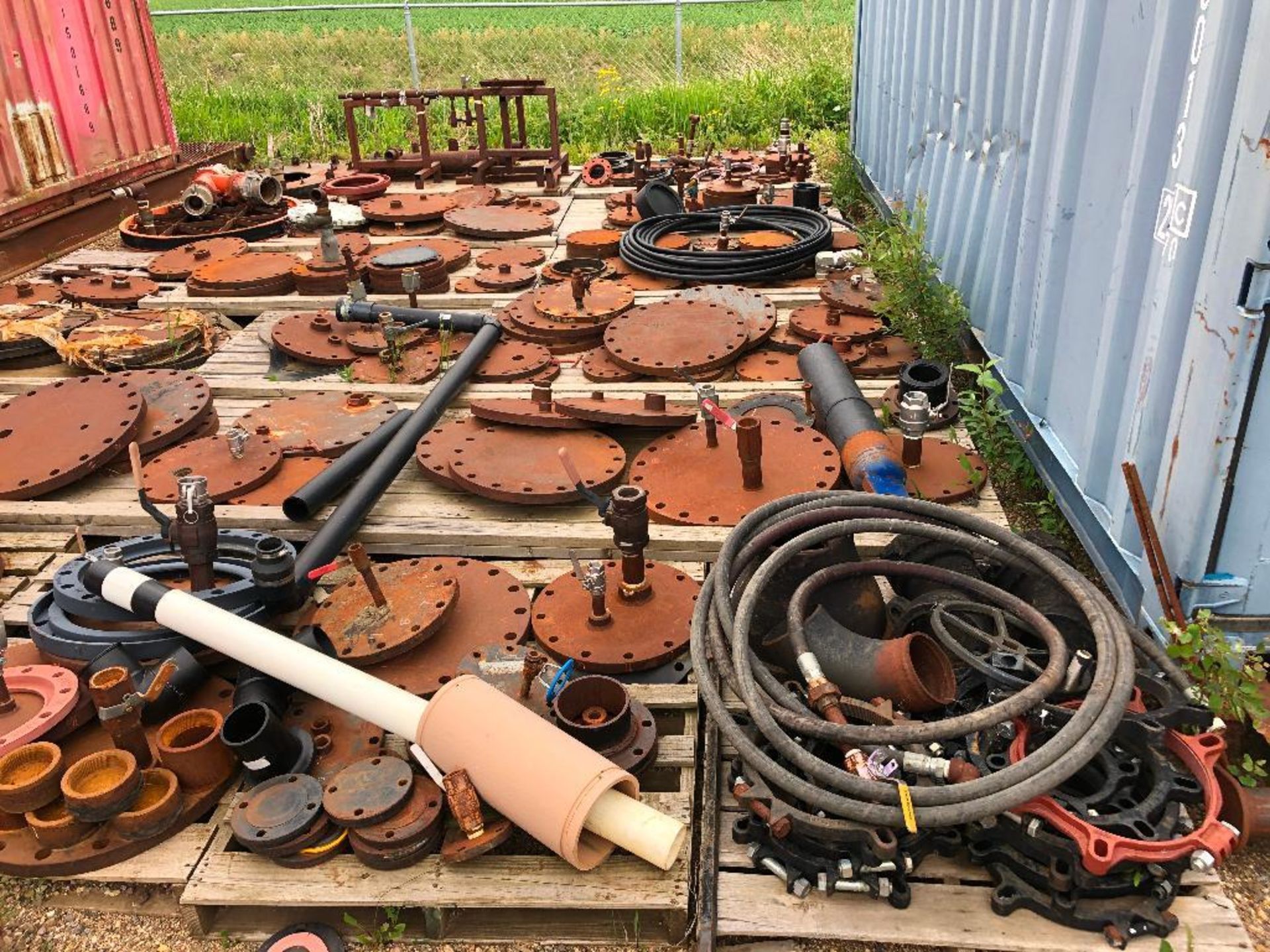 Lot of Approx. (20) Pallets of Asst. Flange Heads etc. - Image 3 of 4