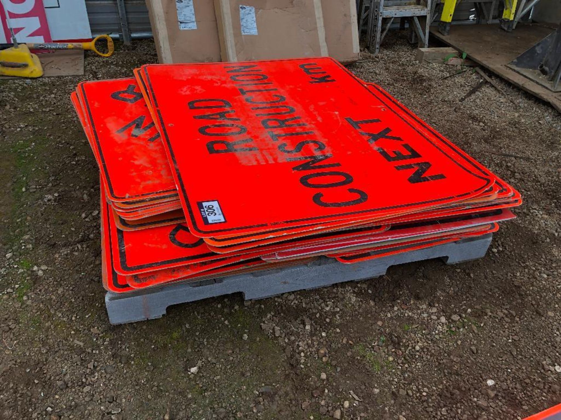 Pallet of Asst. Road Construction Signs, etc. - Image 3 of 3