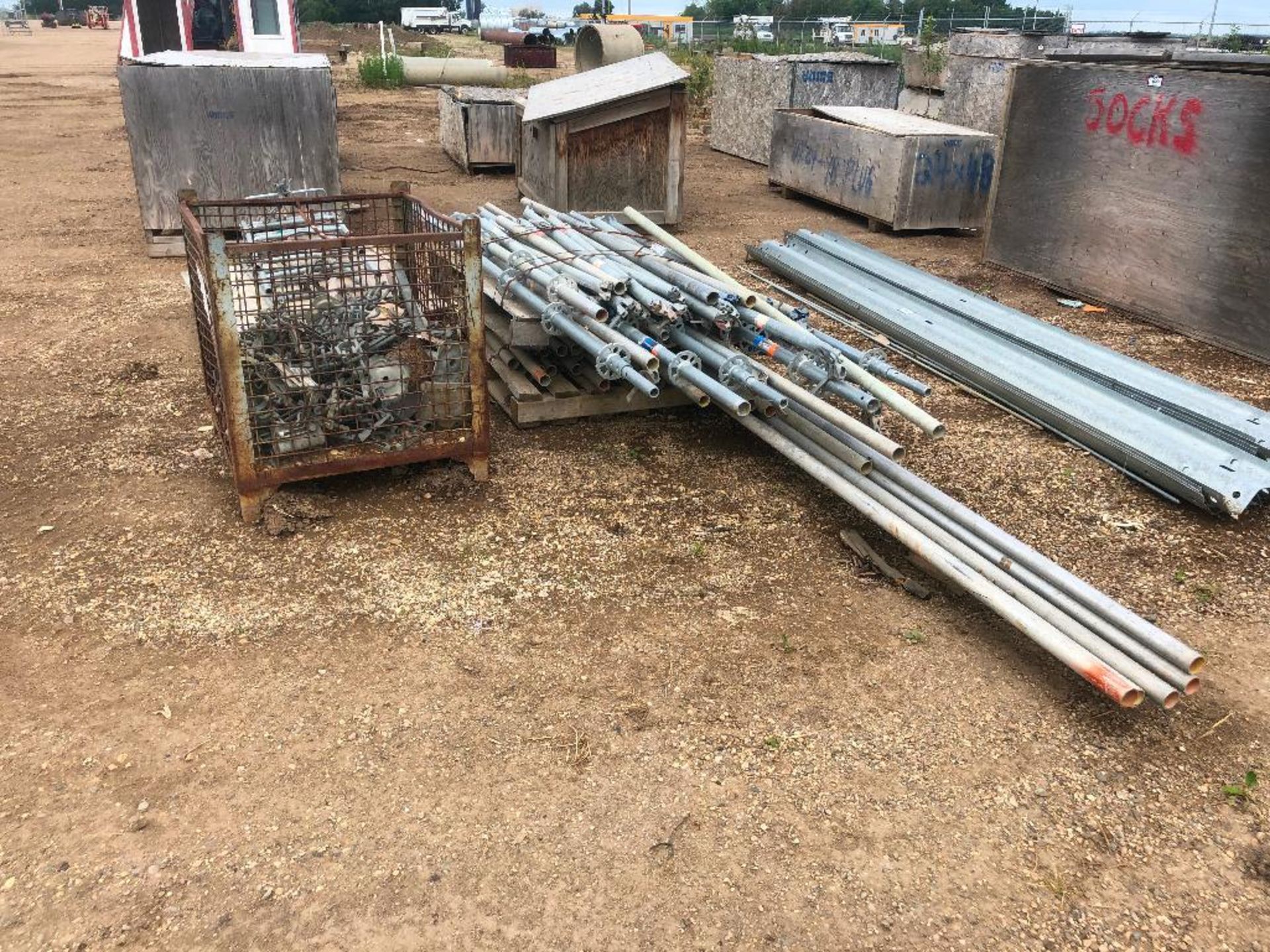 Lot of Asst. Ringlock Scaffolding Parts, etc.