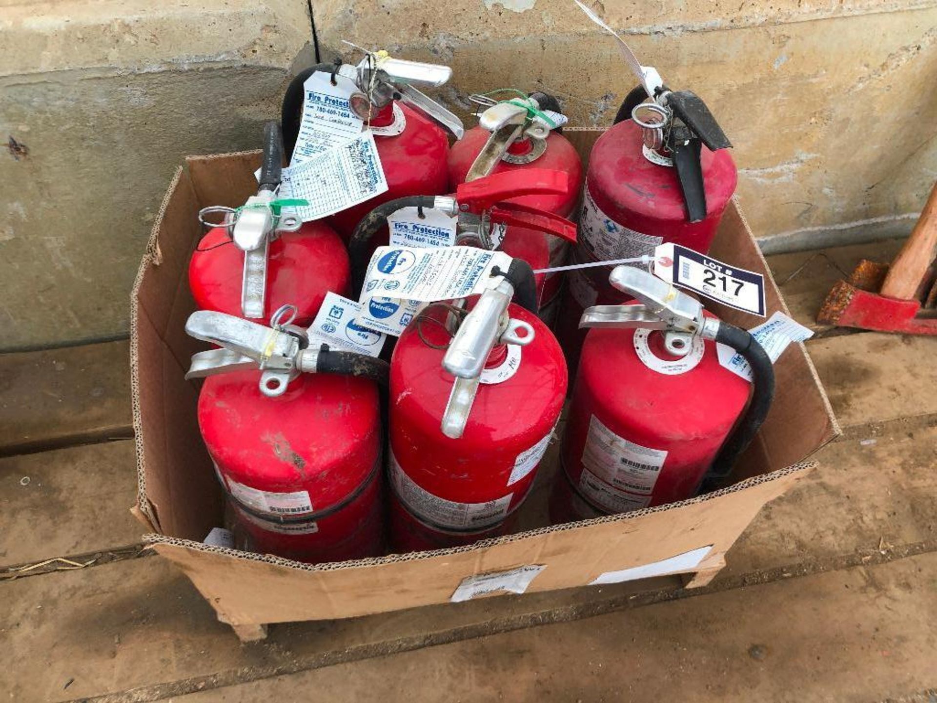 Lot of (8) Asst. Fire Extinguishers