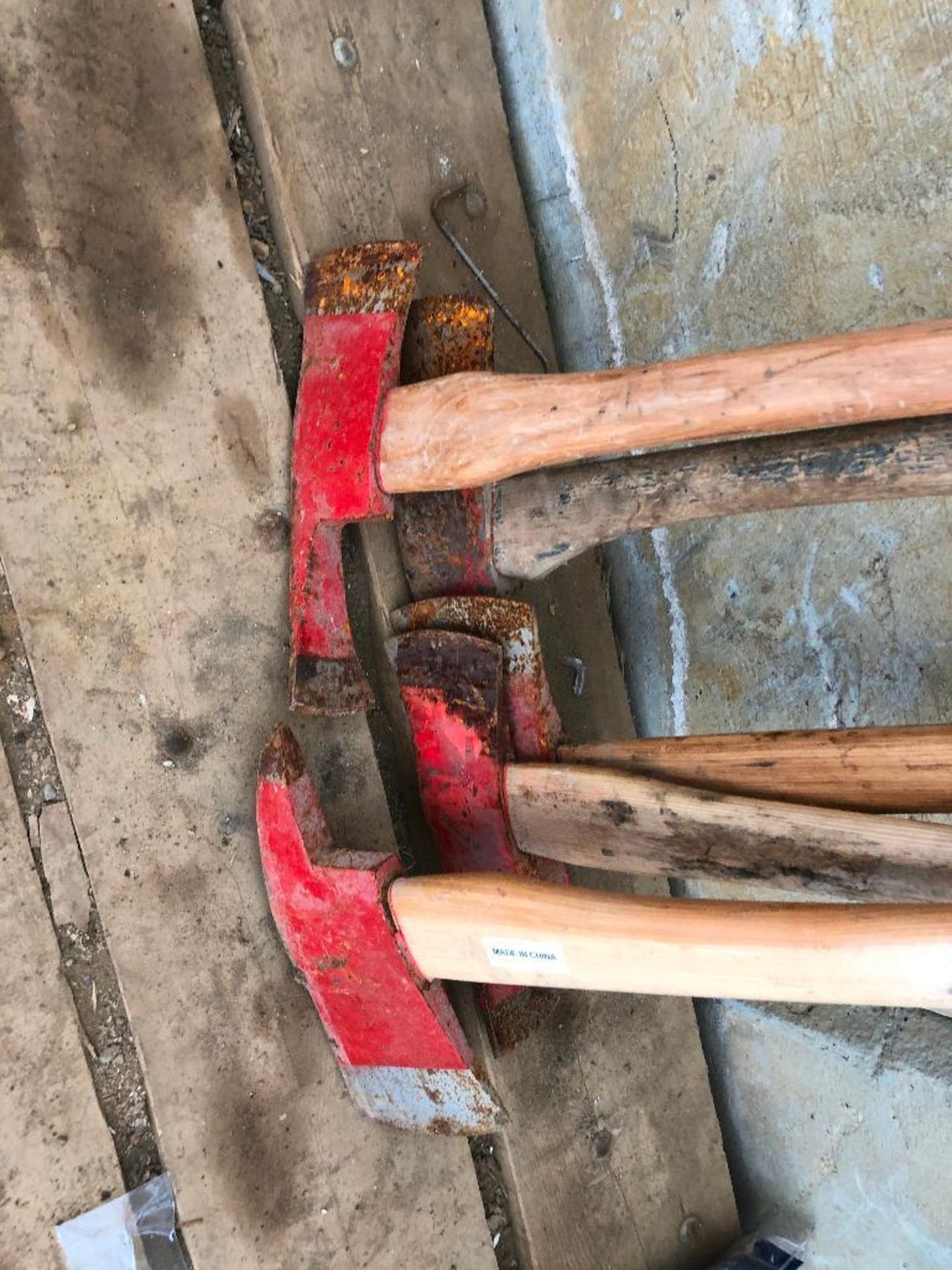 Lot of (5) Asst. Fireman's Axes - Image 2 of 2