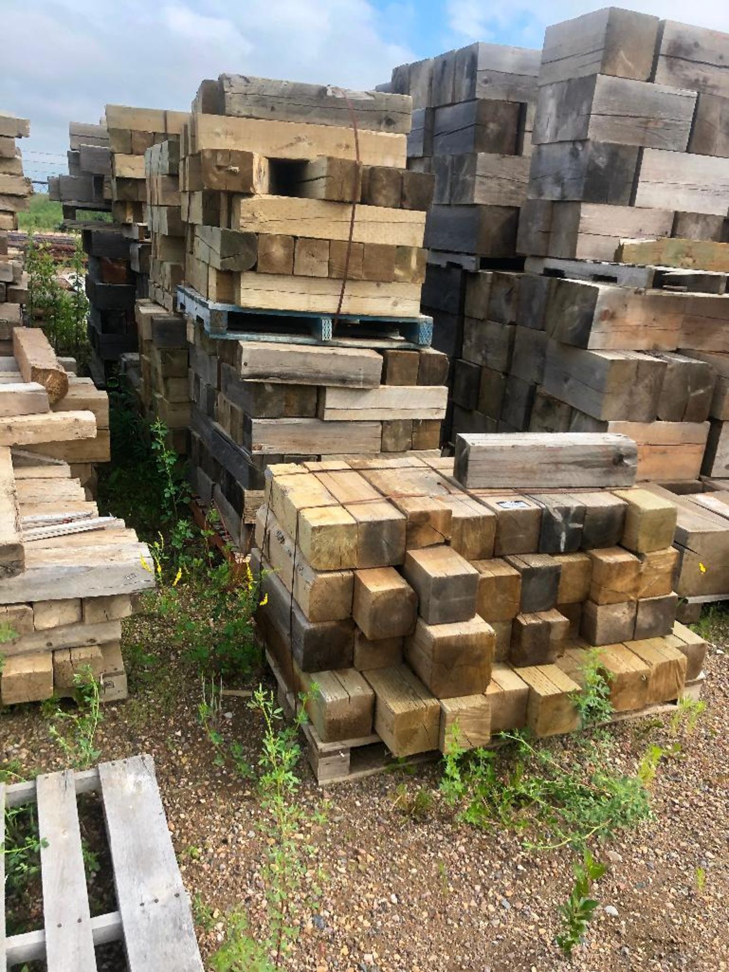 Lot of (9) Pallets of Asst. 6 X 6 Blocking - Image 2 of 5