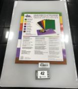 WHITE POLY CUTTING BOARD 12 X 18 X 1/2" UPDATE INTERNATIONAL, NSF APPROVED - NEW