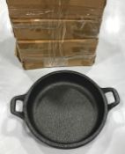 TOMLINSON CAST IRON MINI ROUND SERVERS - 1023654 - LOT OF 4 - NEW