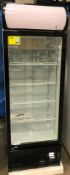 SINGLE GLASS DOOR, HINGED UPRIGHT COOLER, LED DISPLAY - NEW