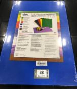 BLUE POLY CUTTING BOARD 12 X 18 X 1/2" UPDATE INTERNATIONAL, NSF APPROVED - NEW