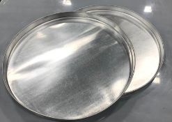 16" X 1" ROUND ALUMINUM DEEP DISH BAKE PANS, JR 63216 - LOT OF 2 - NEW