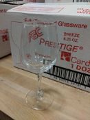 8.75OZ/260ML BREEZE WINE GLASSES, CARDINAL PRESTIGE L1808 - CASE OF 12 - NEW