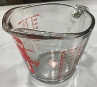 FIRE-KING MEASURING CUP, GLASS, 4-CUP, 1000ML - NEW