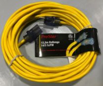 CENTURY, PRO STAR - 40' 14/3 SJTW EXTENSION CORD YELLOW - NEW