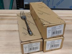 CHEF & SOMMELIER "LAZZO" T4712 - EXTRA HEAVY WEIGHT FISH FORKS - CASE OF 36 - NEW