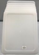 SEALING COVERS FOR 1/2 SIZE INSERT PANS, BROWNE 35530 - LOT OF 6 - NEW