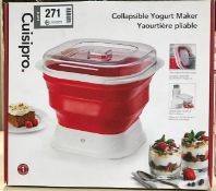 CUISIPRO - COLLAPSIBLE YOGURT MAKER 74735505 - NEW