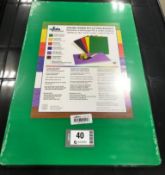 GREEN POLY CUTTING BOARD 12 X 18 X 1/2" UPDATE INTERNATIONAL, NSF APPROVED - NEW