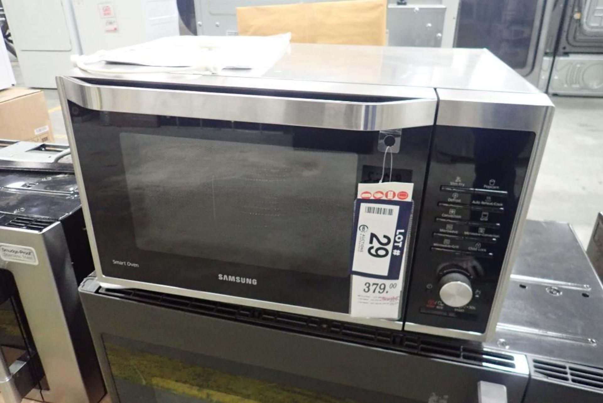 Samsung Smart Oven MC11J703 Stainless Steel Convection Microwave.