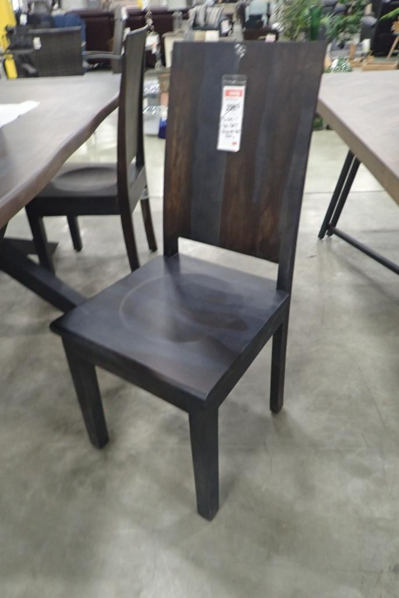 Wood Top 72"x39" Dining Table w/ (2) 12" Pull-Out Leaves, 2 Dining Chairs and 70" Bench. - Image 5 of 5