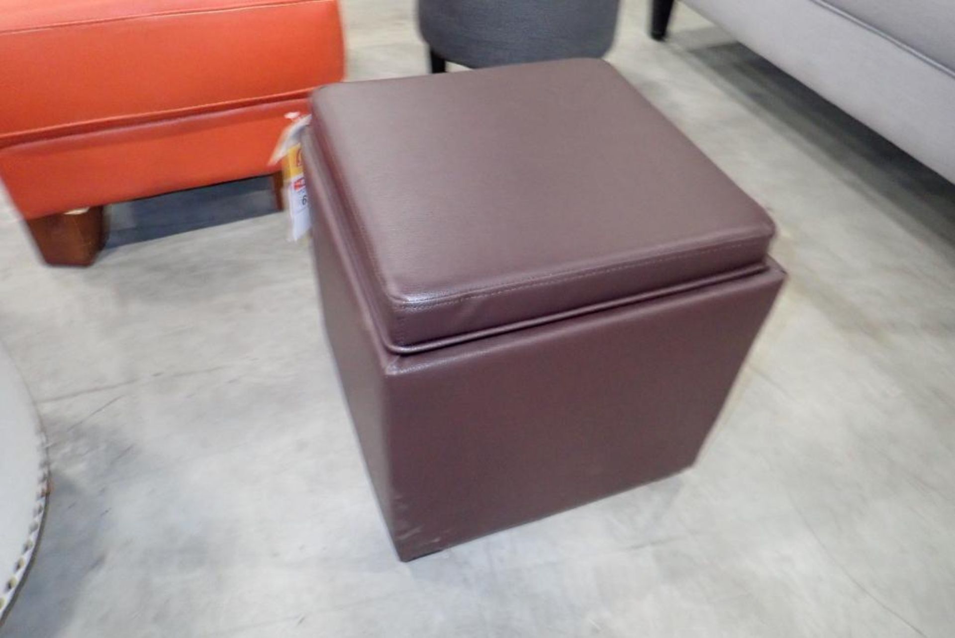 Cube 16" Storage Ottoman/Table.