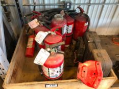 Lot of (8) Asst. Fire Extinguishers