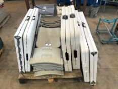 Lot of (6) Asst. Folding Tables and Folding Chairs