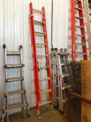 16' Louisville Fiberglass Extension Ladder