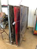 Lot of (5) Asst. Welding Screens