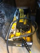 Lot of Asst. Enerpac Hydraulic Pump and Asst. Attachments