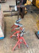 Lot of (4) RIDGID RJ-99 Pipe Stands