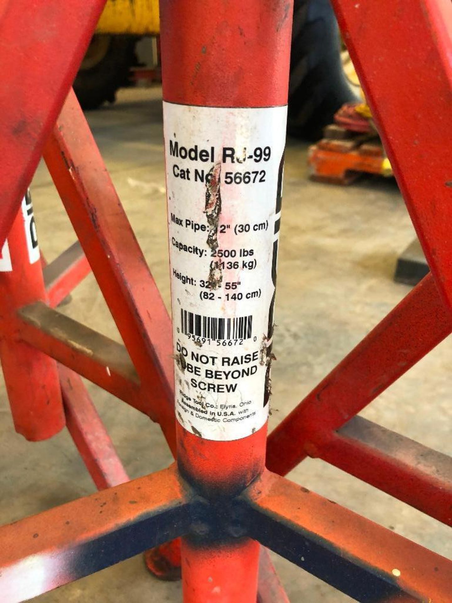 Lot of (4) RIDGID RJ-99 Pipe Stands - Image 3 of 3
