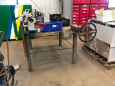 64" X 50" Welding Table w/ Magnum W01-1.5X1300 Slip Roll and Welding Positioner