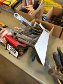 Lot of Asst. Speed Square, Hacksaws, Levels, Wrenches, Hand Saws, etc.