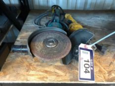 Lot of (2) DeWalt Electric Angle Grinders