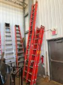 32' Sturdy Fiberglass Extension Ladder