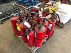 Pallet of (21) Asst. Fire Extinguishers