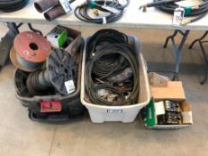 Lot of Asst. Electrical Wire and Electrical Components