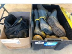 Lot of Approx. (14) Pairs of Asst. Rubber Boots, etc.